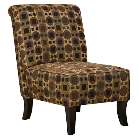 Armless Slipper Accent Chair